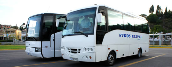 Transfers Corfu Buses at Port